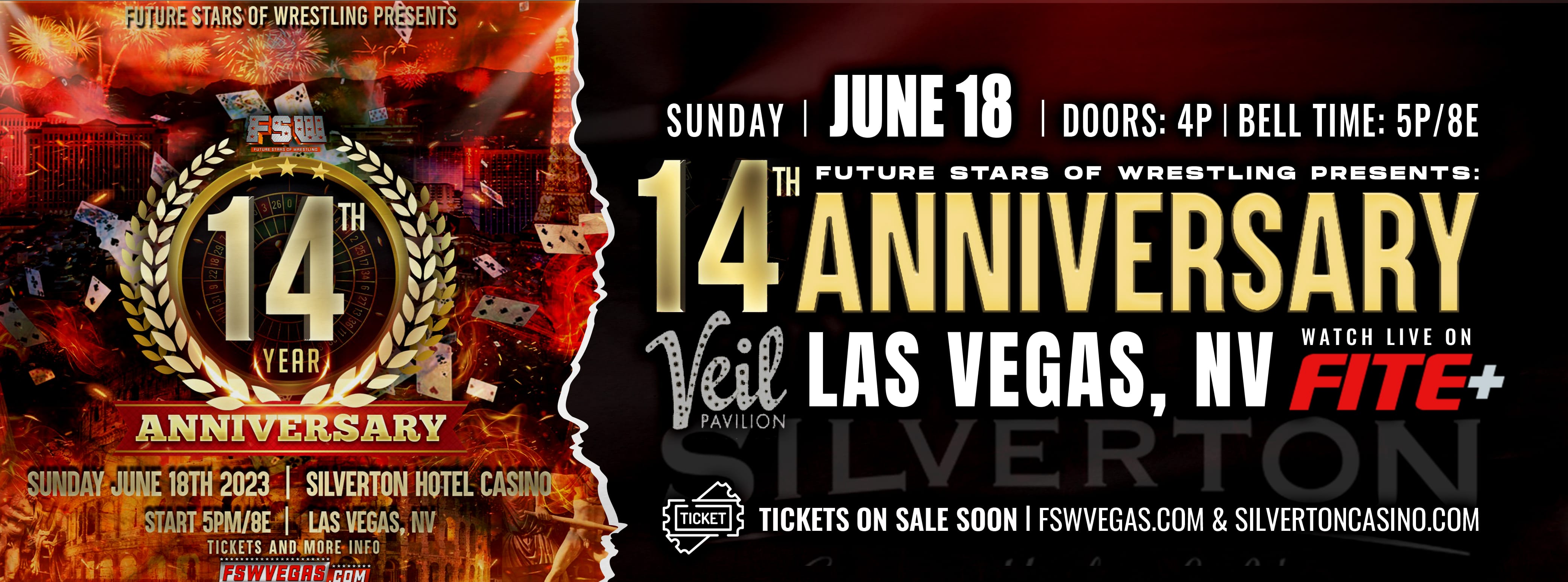FSW 14 Year Anniversary 2023 Veil Pavillion Silverton Casino Las Vegas NV