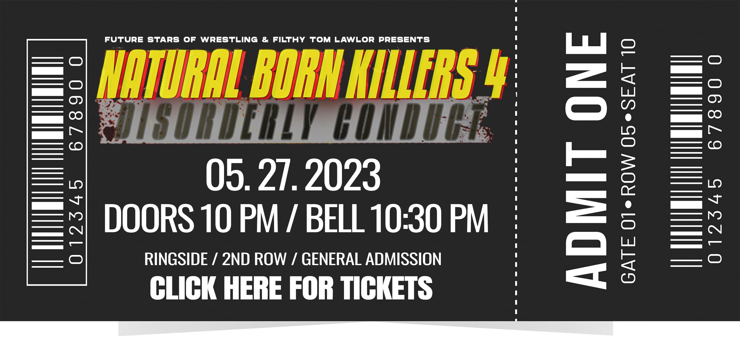 FSW Filthy Tom Lawlor Natural Born Killers 4 May 27 2023 Las Vegas NV