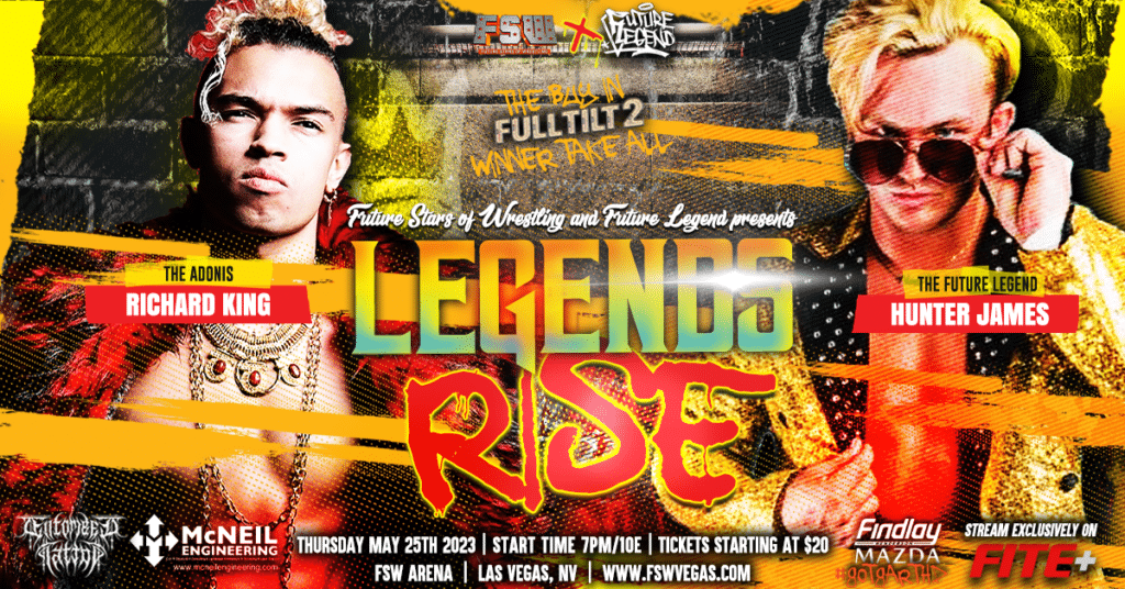 FSW Future Legend Apparel Legends Rise May 25 2023 Las Vegas, NV Richard King vs Hunter James