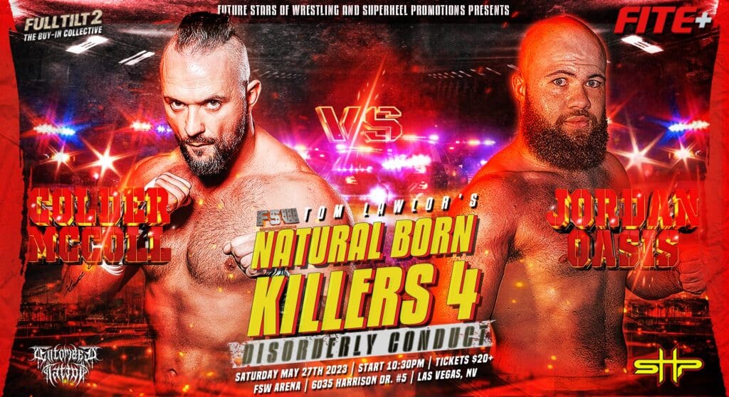 FSW Filthy Tom Lawlor Natural Born Killers 4 May 27 2023 Las Vegas NV Calder McCall vs Jordan Oasis
