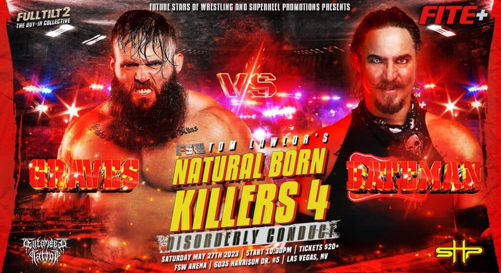 FSW Filthy Tom Lawlor Natural Born Killers 4 May 27 2023 Las Vegas NV Filthy Graves vs Bateman
