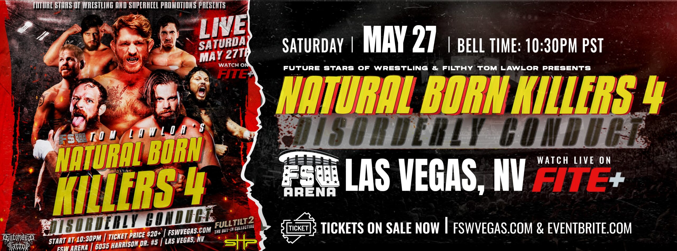 FSW Tom Lawlor Natural Born Killers 4 May 27 2023 Las Vegas NV