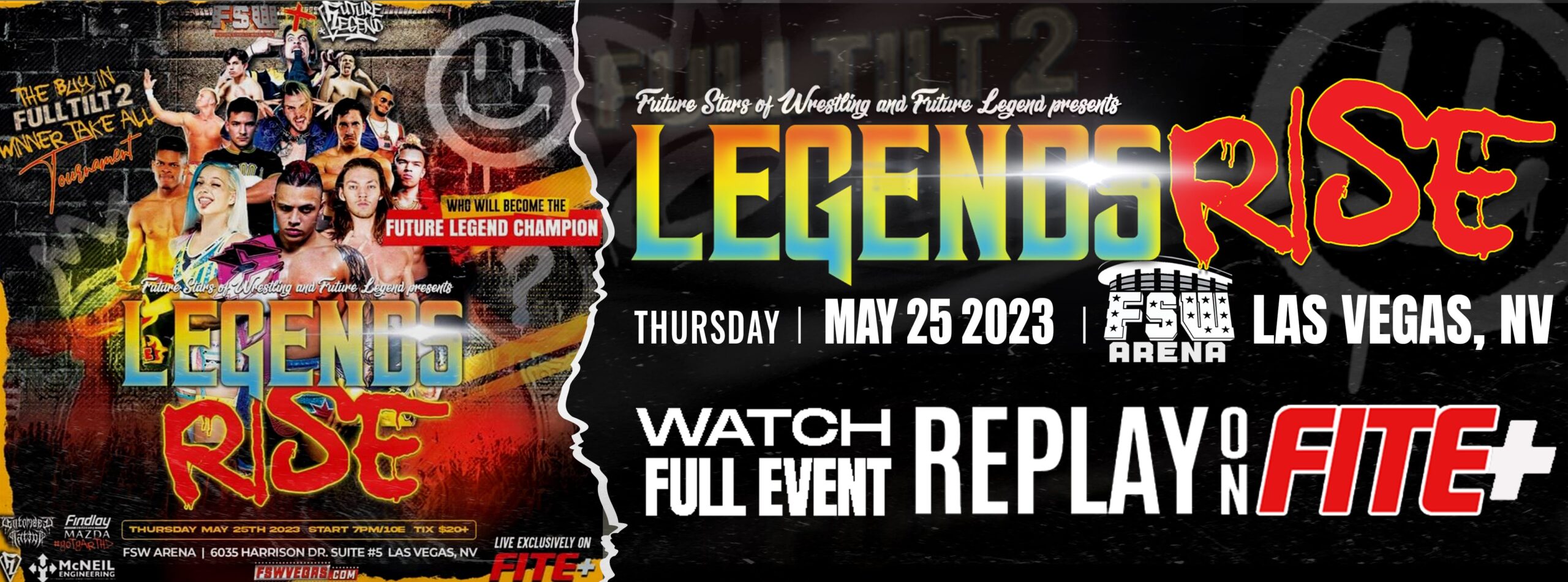 FSW Future Legend Apparel Legends Rise 2023 Watch FulL Replay on FITE+