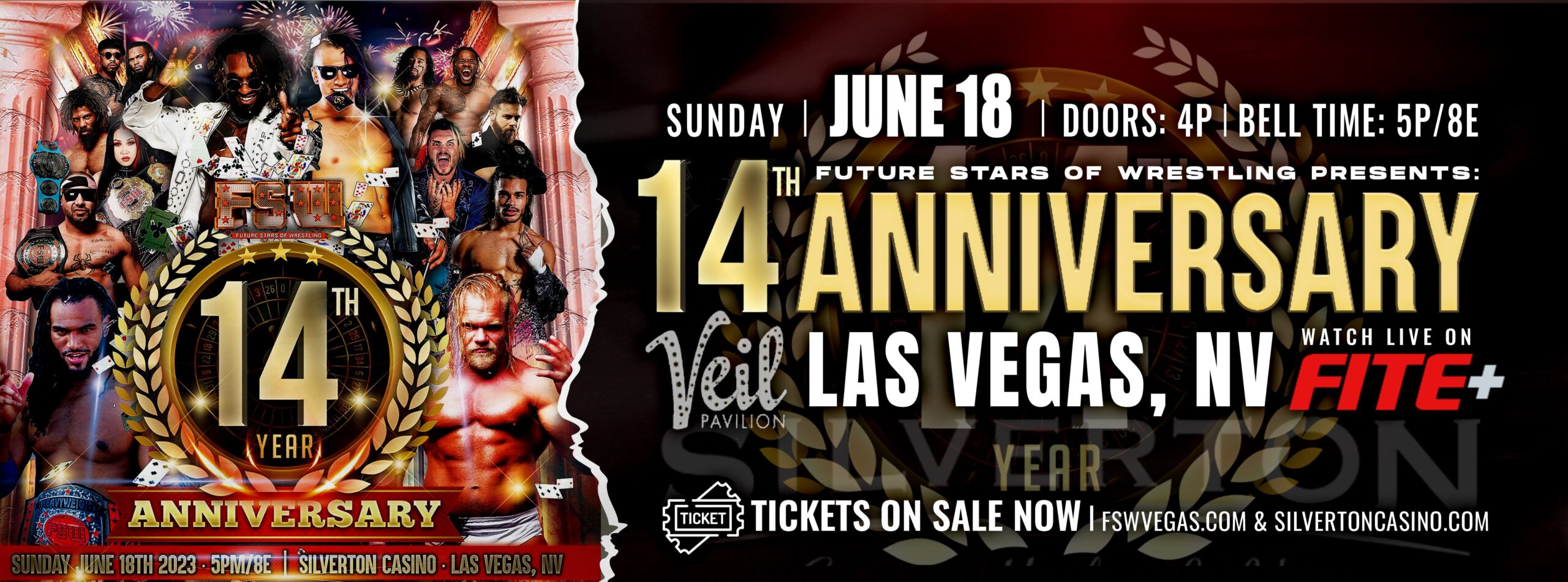 FSW 14 Year Anniversary June 18 2023 Veil Pavillion Silverton Casino & Resort Las Vegas NV