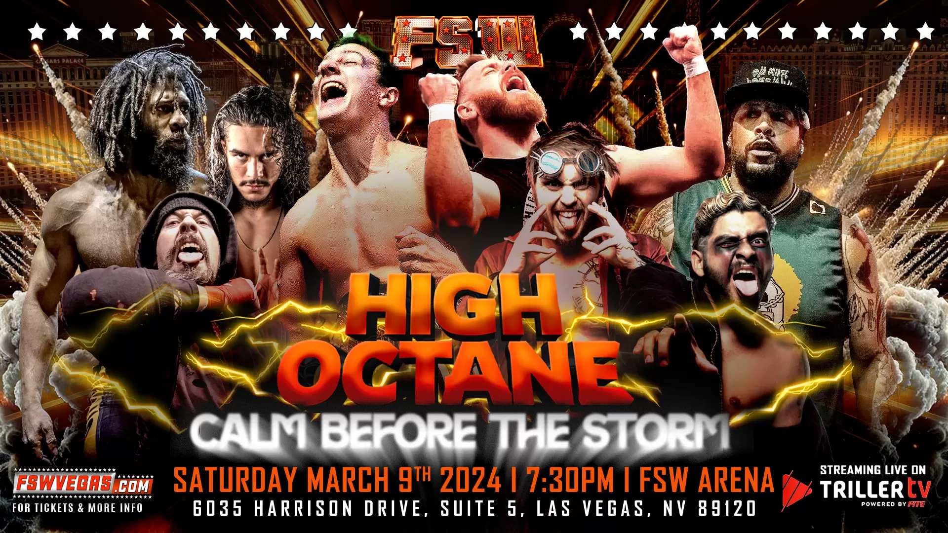 FSW High Octane Calm Before The Storm 2024 March 9 FSW Arena Las Vegas NV