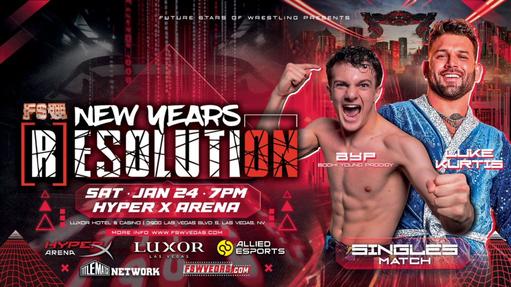 Future Stars of Wrestling FSW New Years Resolution 2026 Bodhi Young Prodigy vs Luke Kurtis